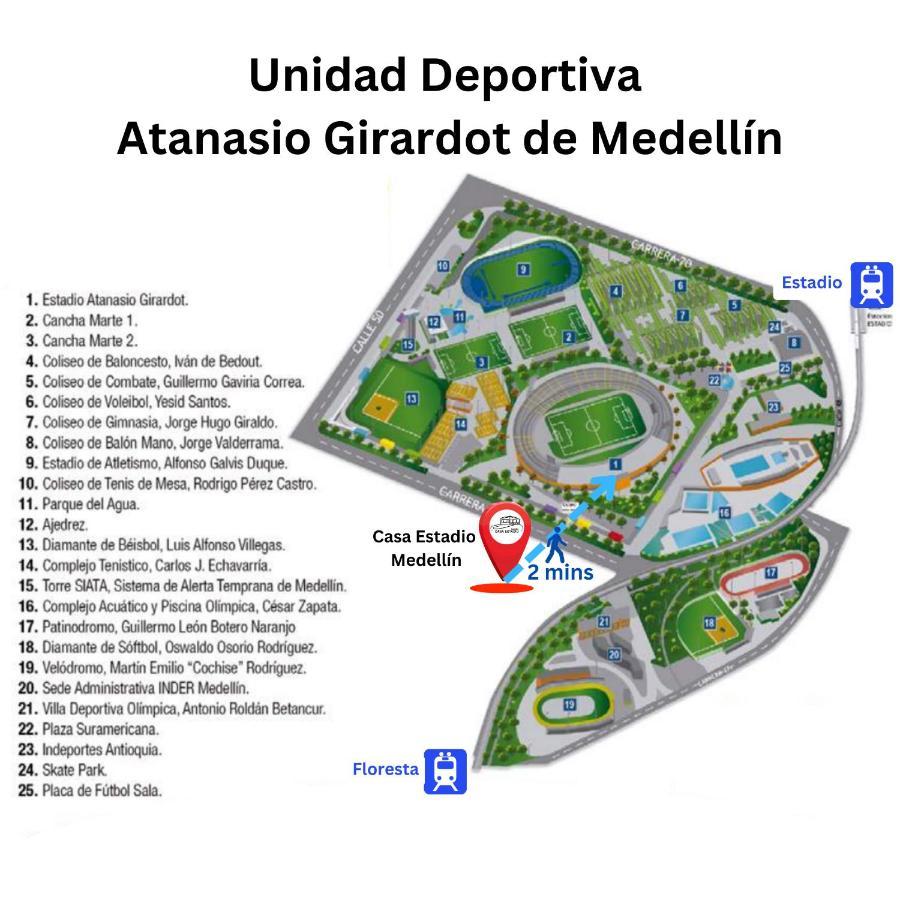 Casa Estadio Medellin ! Apartamentos Renovados En Excelente Ubicacion Laureles Estadio Zewnętrze zdjęcie